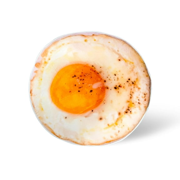 Fried Egg Round Fleece Throw Blanket | 60 Inches