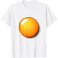 thumbnail image 1 of Fried Egg Shirt Funny DIY Halloween Costume Ideas Egg Yolk T-ShirtMen and women, Black T-shirt, size: Extra large S-4XL, 1 of 4