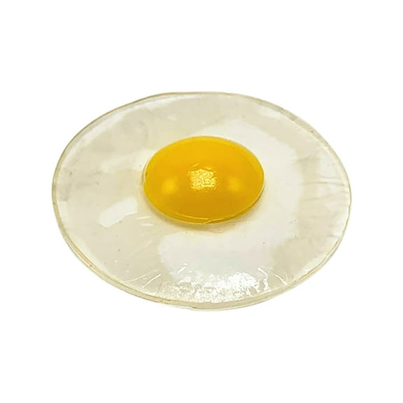 Fried Egg Squeeze Stress Reliever – Perfect Party & Gift, Slow Rising Soft Funny Prank Decompression Tool for Desk