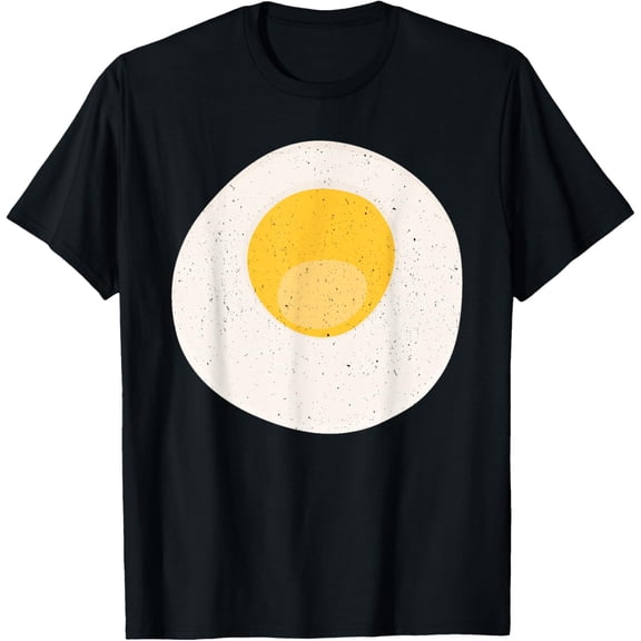Fried Egg T-Shirt Fried Egg Costume Shirt T-Shirt100% cotton