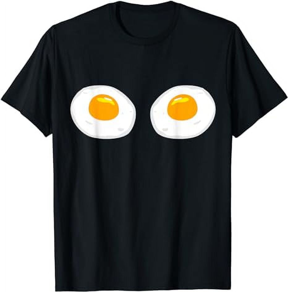 Fried Eggs Funny Bikini Costume Sunny Side Up Egg Brassiere TShirt