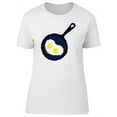thumbnail image 1 of Fried Eggs Pixel Art Food Lovers T-Shirt Women -Image by Shutterstock, Female Small, 1 of 4