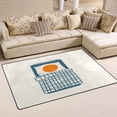 thumbnail image 1 of Fried Eggs Soft Polyester Area Rug 60''x39'', Non Slip, Memory Foam, Water Absorbent, 1 of 7