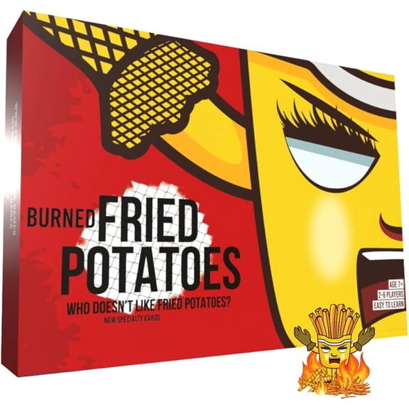 Fried Potatoes Burned Edition Family Card Game for Ages 7+, from Asmodee