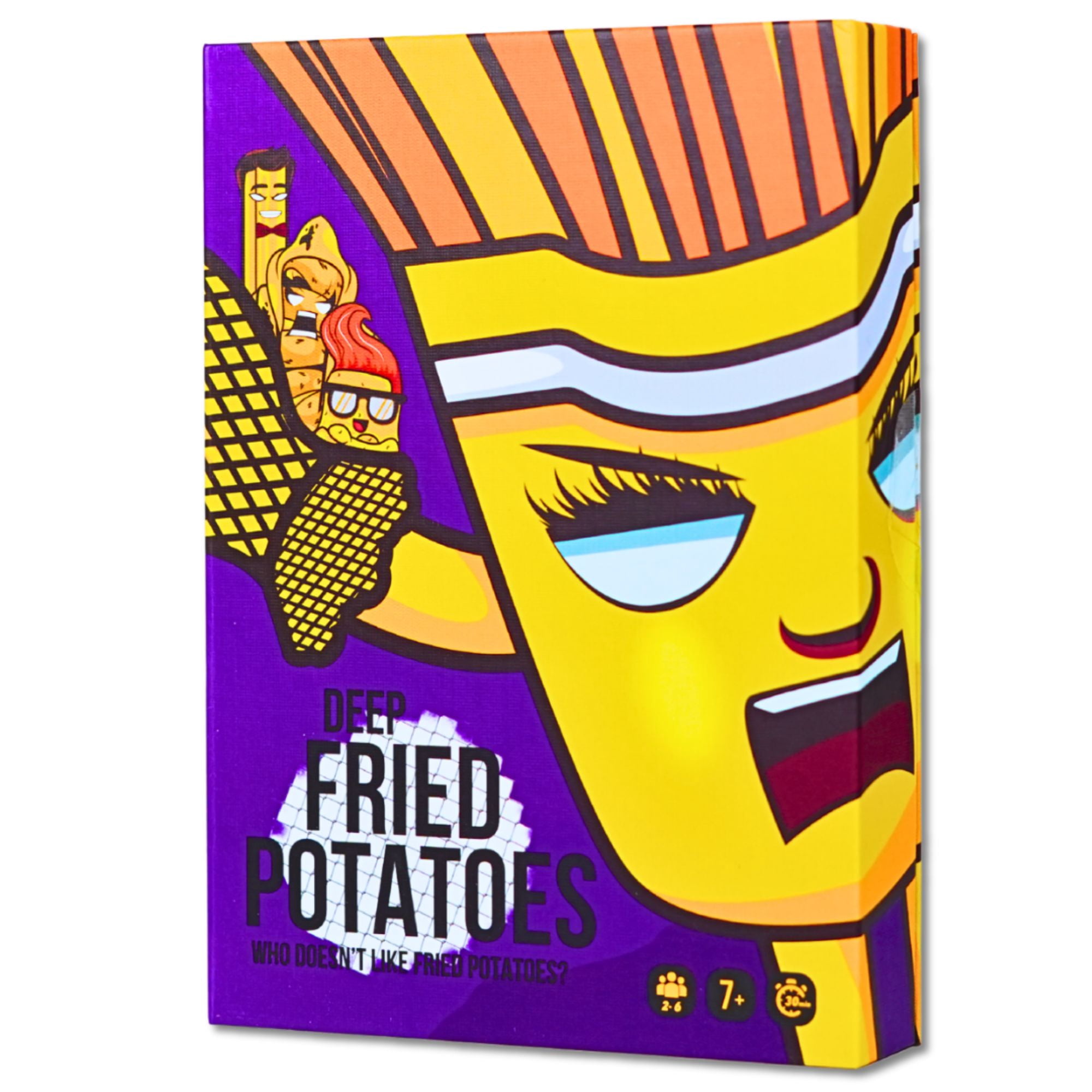 Fried Potatoes Deep Fried Edition Family Card Game for Ages 7+, from Asmodee