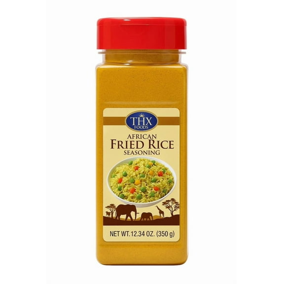 Fried Rice Seasoning. 12.34 oz African-Inspired Spice Blend for Homemade Fried Rice, Stir-Fries & Noodles With Garlic, Onion, and Natural Flavor THX Food