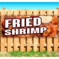 thumbnail image 1 of Fried Shrimp 13 oz Vinyl Banner With Metal Grommets, 1 of 4