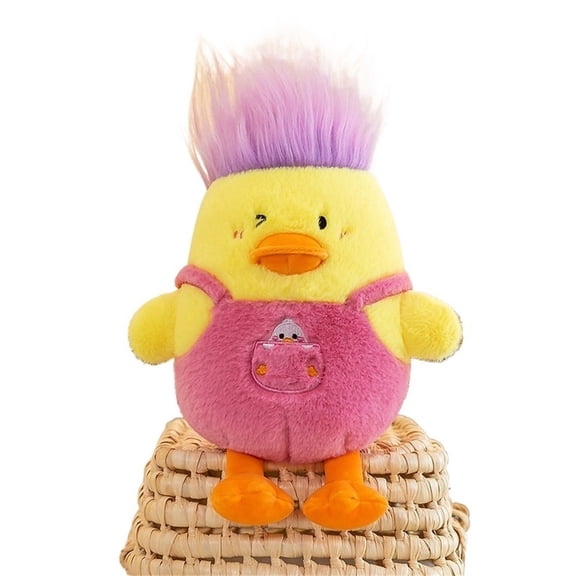 Fried bitter melon doll plush toy duck doll