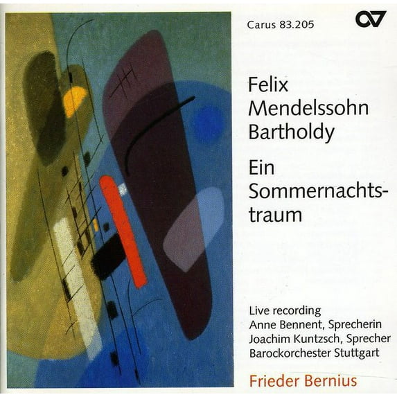 Frieder Bernius - Midsummer Night's Dream / Incidental Music - Music & Performance - CD