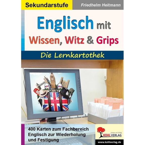 Friedhelm Heitmann Englisch mit Wissen, Witz und Grips: Die Lernkartothek (Paperback)