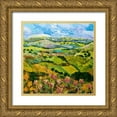 thumbnail image 1 of Friedlander, Allan 12x12 Gold Ornate Wood Framed with Double Matting Museum Art Print Titled - Half Way Home, 1 of 4
