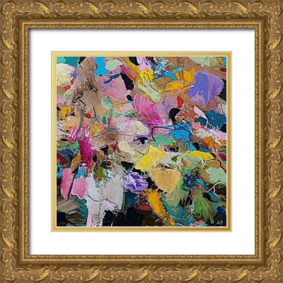 Friedlander, Allan 20x20 Gold Ornate Wood Framed with Double Matting Museum Art Print Titled - Capri
