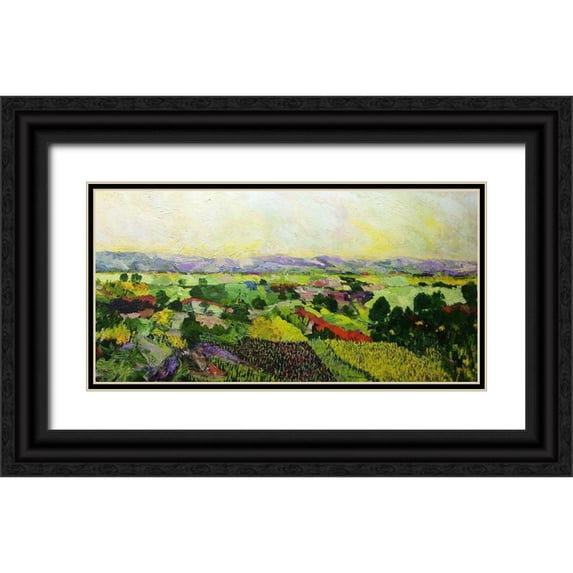 Friedlander, Allan 32x18 Black Ornate Wood Framed with Double Matting Museum Art Print Titled - Dawns Early Light