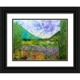 thumbnail image 1 of Friedlander, Allen 14x12 Black Ornate Wood Framed with Double Matting Museum Art Print Titled - River Bend, 1 of 4