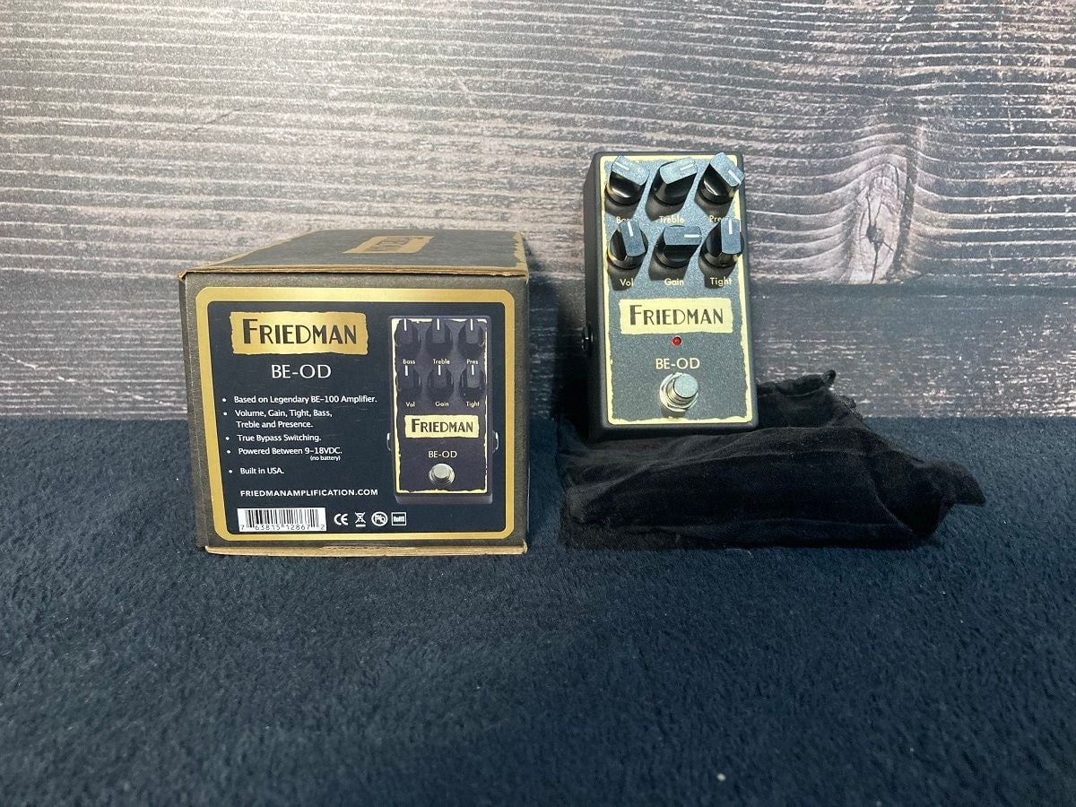 Friedman BE-OD Brown Eye Overdrive Pedal