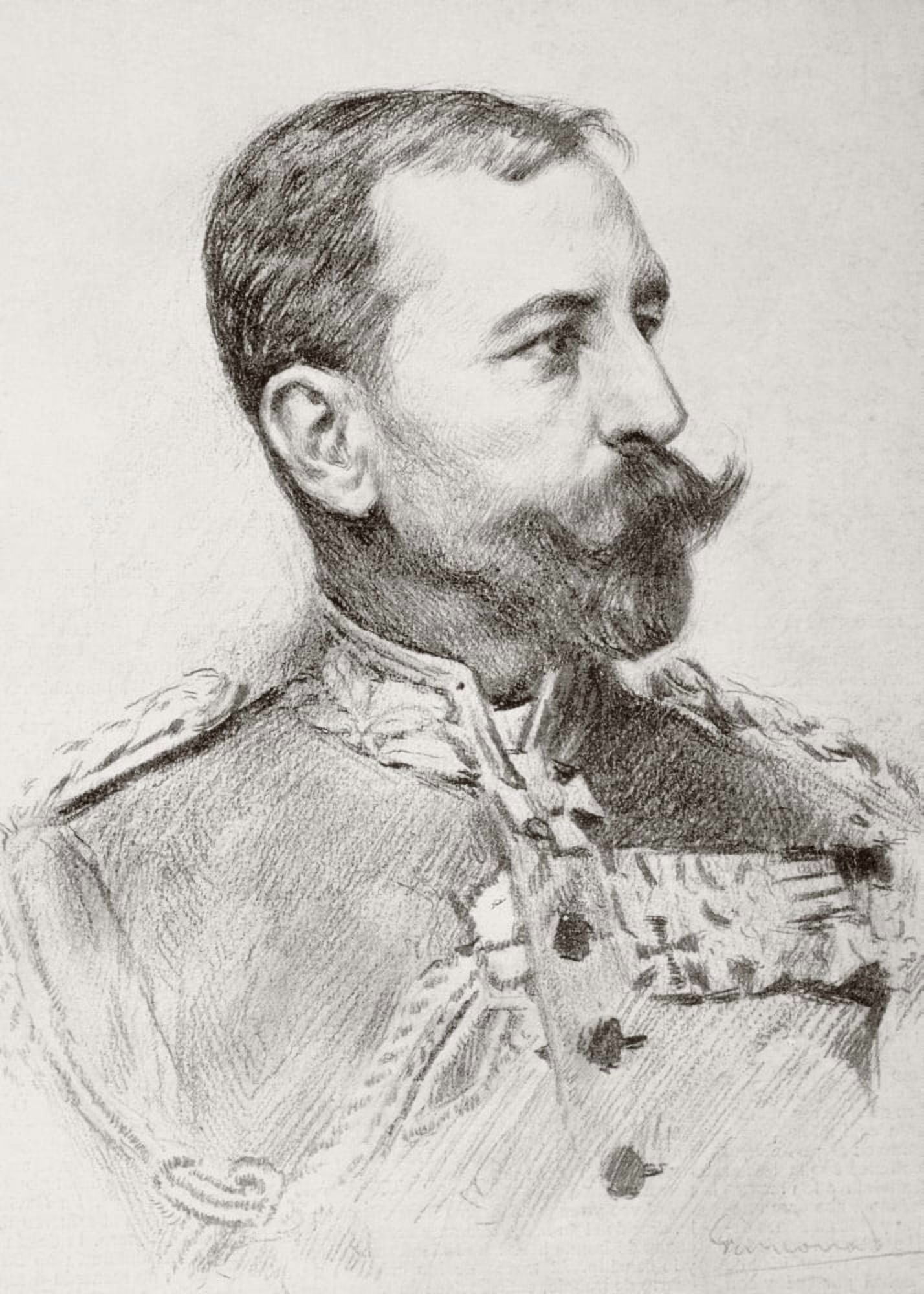 Friedrich Adolf Julius Von Bernhardi 1849 1930 Prussian General And Military Historian From La Esfera 1914 Canvas Art - Ken Welsh Design Pics (24 x 32)
