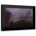 thumbnail image 1 of Friedrich, Caspar David 14x12 Black Modern Framed Museum Art Print Titled - A Walk at Dusk, 1 of 5