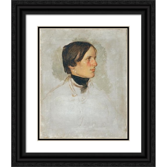 Friedrich Johann Treml 15x18 Black Ornate Wood Framed Double Matted Museum Art Print Titled - August Hemp