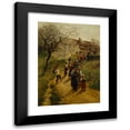 thumbnail image 1 of Friedrich Kallmorgen 14x18 Black Modern Framed Museum Art Print Titled - A Spring Day (1887), 1 of 5