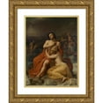 thumbnail image 1 of Friedrich Matthäi 15x18 Gold Ornate Wood Frame and Double Matted Museum Art Print Titled - The Flood, 1 of 4