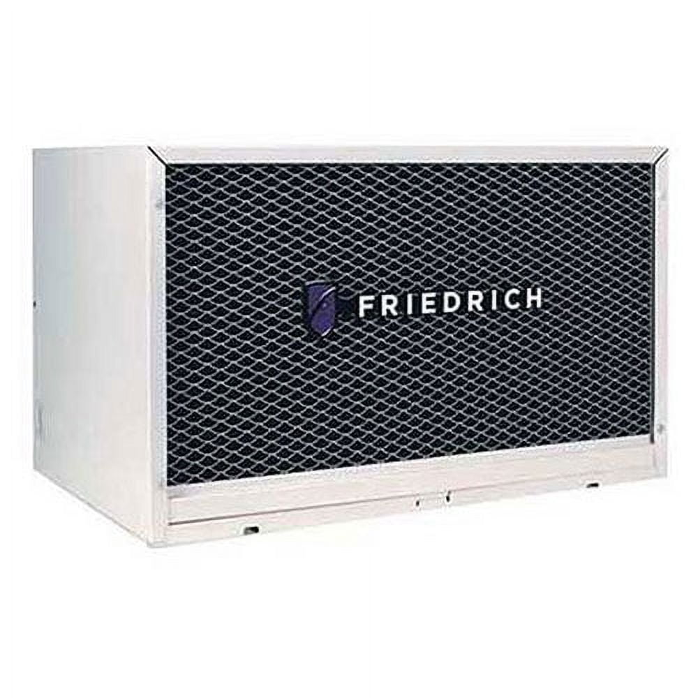 White Steel Wall Sleeve with Weather Panel and Grille
