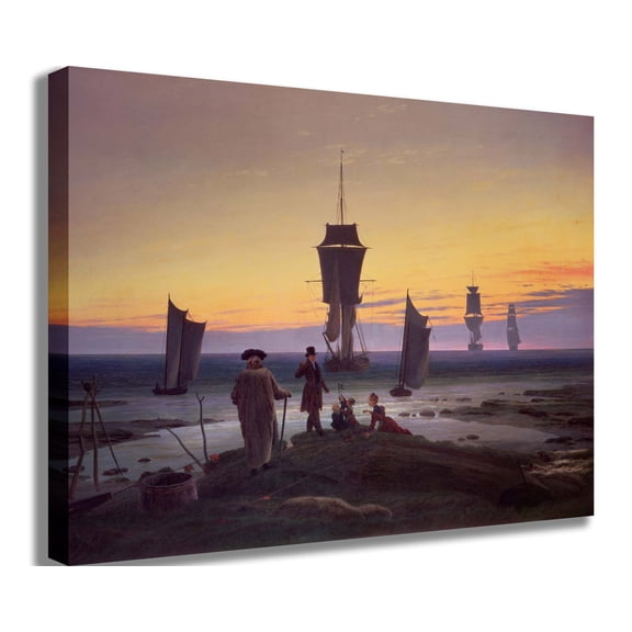 Friedrich "The Stages of Life" (1835) Canvas Print