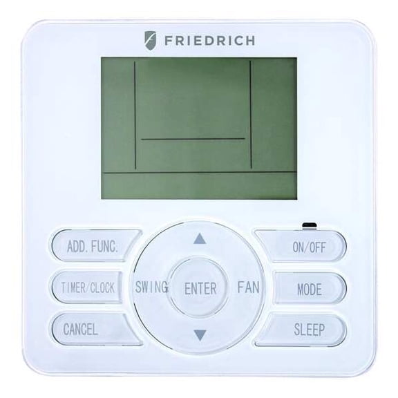 Friedrich Thermostat, White, 5 in W FPWC1