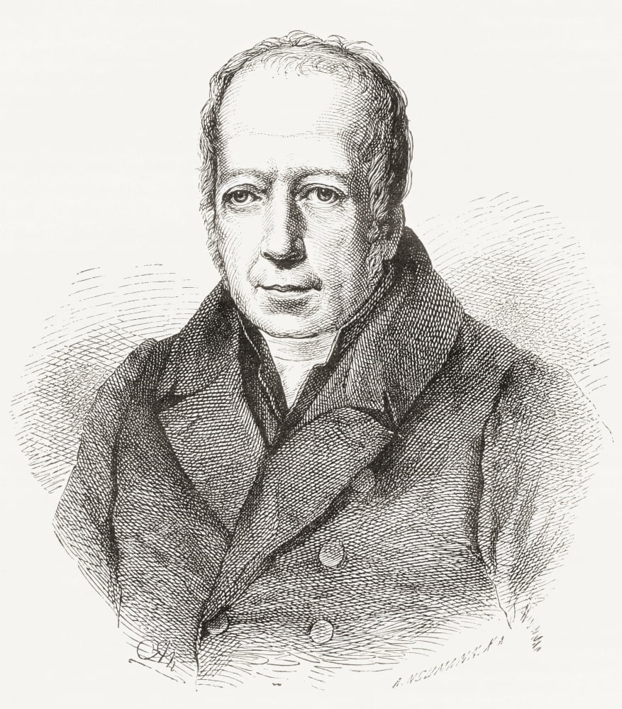 Friedrich Wilhelm Christian Karl Ferdinand Von Humboldt 1767 Canvas Art - Ken Welsh Design Pics (13 x 15)