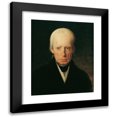 thumbnail image 1 of Friedrich von Amerling 12x14 Black Modern Framed Museum Art Print Titled - Emperor Franz I of Austria (1832), 1 of 5