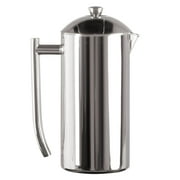 Frieling Double-Walled Stainless-Steel French Press Coffee Maker, Polished, 36 Ounces