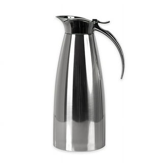 Restpresso 20 oz Black Thermal Coffee Carafe / Server - 6 1/2 inch x 5 inch x 8 inch - 10 Count Box