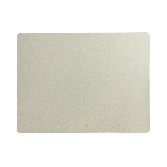 Frieling EveryDay Rectangular Placemat, Novo Cuero Ecru - Dining Table Mat with Anti-Slip Vinyl & Polyester Blend - Ideal for Table Runner & Placemat Sets, Table Décor & Dining Accessories, 13"x17"