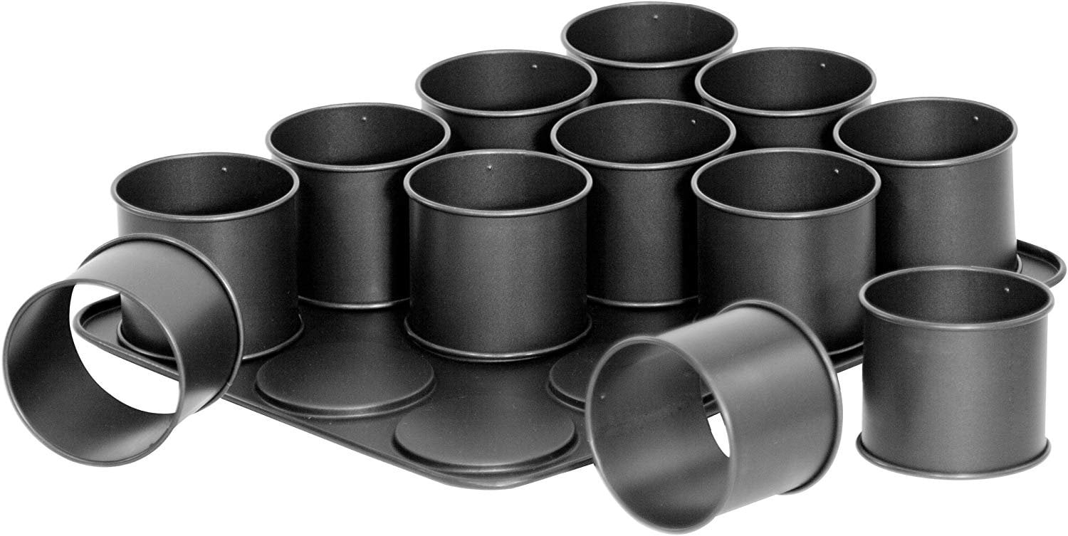 Frieling USA Zenker Ring Mold Pan for Mini Desserts, Nonstick