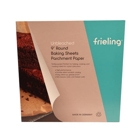 Frieling Unbleached Parchment Paper 9 Inch Round 50 Count Sheets