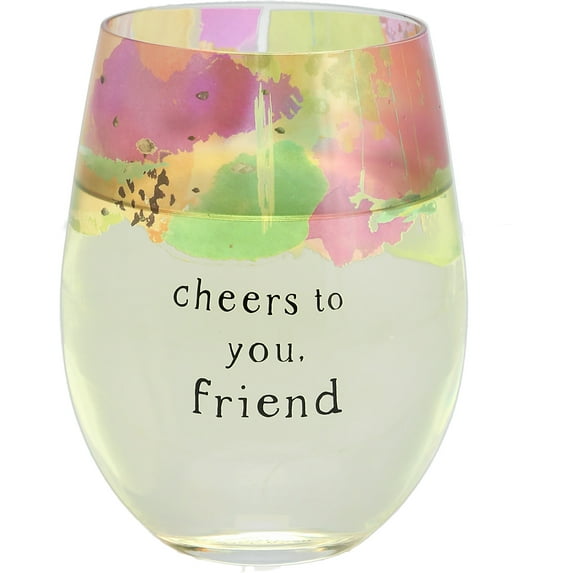 Friend - 18 oz Stemless Wine Glass
