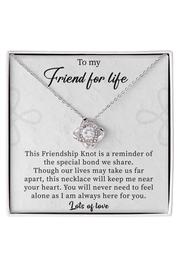 Friend Birthday Gift Friends for Life Gift, Long distance Friendship Jewelry BFF Gifts
