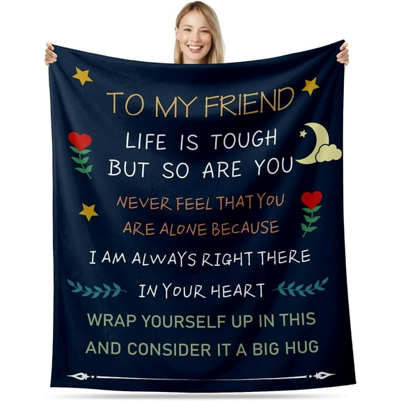 Friend Blanket Gifts for Women Unique Friendship Blankets and Throws for Friend Birthday Gifts for Women Friendship Gifts for Women Friends Christmas Blankets for Friends Graduation Wedding 50x60