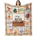 thumbnail image 1 of Friend Gifts for Women, Best Friend Blanket 60”x50”, Friendship Gifts for Women, Best Friend Birthday Gifts for Women, Gifts for Best Friend Women, Women Friend Gifts Ideas, Friend Throw, 1 of 1
