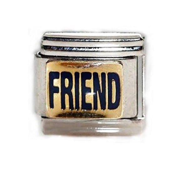 Friend Italian Link Bracelet Charm