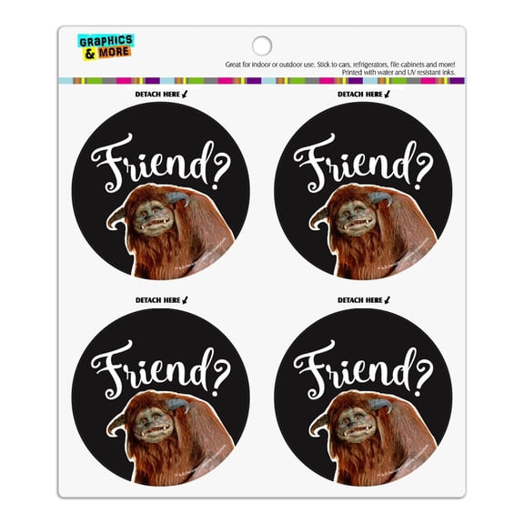 Friend Ludo From The Labyrinth Refrigerator Fridge Locker Vinyl Circle Magnet Set