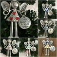 thumbnail image 1 of Friend Ornament under $5! Yannianjz Crazy Beautiful Friend Forever Ornament, Angel Girl Metal Hanging Decor, Christmas Gift for Best Friend, 3x2.5 Inch, 1 of 9