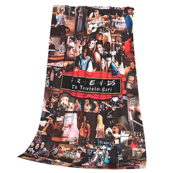 Friend Show Blanket Soft Cozy Fleece Throw Blanket Lightweight Warm Fuzzy Flannel Blankets and Throws for Couch Sofa Bed 40"x30"