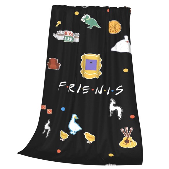Friend Show Blanket Soft Cozy Fleece Throw Blanket Lightweight Warm Fuzzy Flannel Blankets and Throws for Couch Sofa Bed 40"x30"