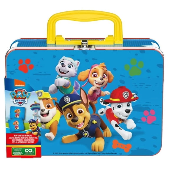 Friend Smith & Co Paw Patrol Memory Game in Sturdy Tin, Ages 3 and Up