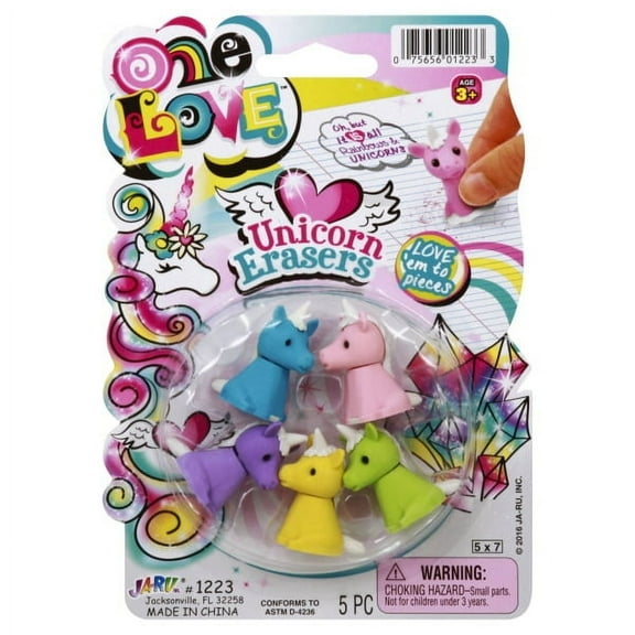 Friend Smith & Co Unicorn Erasers