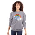 thumbnail image 1 of Friend Zone Funny LGBTQ Cute Rainbow Women Crewneck Sweatshirt Brisco Brands M, 1 of 6