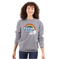 thumbnail image 1 of Friend Zone Funny LGBTQ Cute Rainbow Women Crewneck Sweatshirt Brisco Brands X, 1 of 6