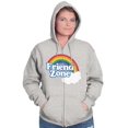 thumbnail image 1 of Friend Zone Funny LGBTQ Cute Rainbow Zip Hoodie Sweatshirt Women Brisco Brands M, 1 of 6