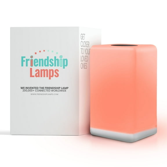 FriendLi Friendship Lamp® - Subscription Required Wi-Fi LED Light for Long Distance Touch Lamp, Perfect Gift for Connection, Best Friend, Relationship, Family, Friendship, Unique Gifts (Single)