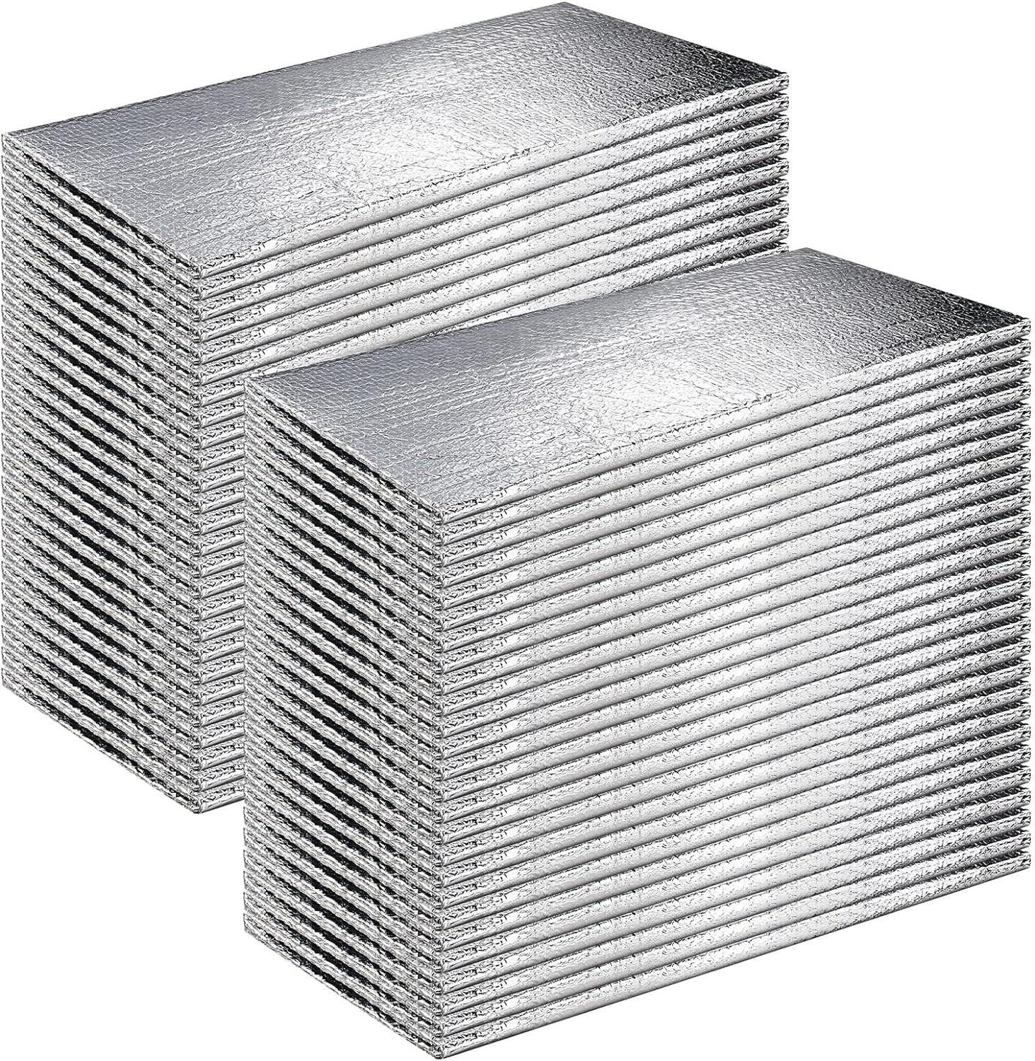 Frienda 24 Pcs Garage Door Insulation Panels Kits Double Bubble